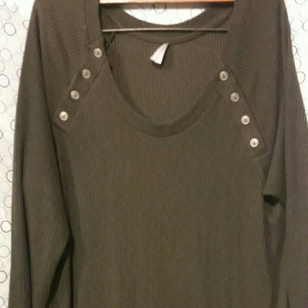 ⭐Green sweater dress